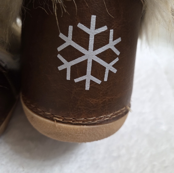 Last Day Sale🔥Brown Fury Fashion Boots winter, Made in Romania Sz US 9 woman - Picture 7 of 11